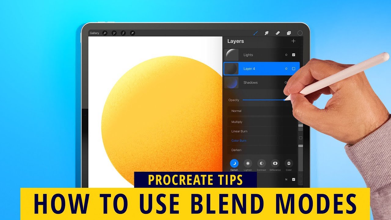 hensigt slap af stærk How to use blend modes in Procreate - YouTube