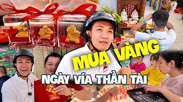 Đi Mua Vàng Ngày Vía Thần Tài Lấy Lộc Đầu Năm Tết 2025 | Vựa Cua Đăng Quân