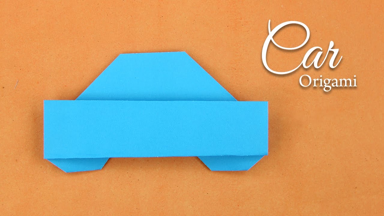 Super Easy Paper Car Origami For Beginners あわせ おりがみ 車 Emma Crafts Origami Diy 折り紙モンスター
