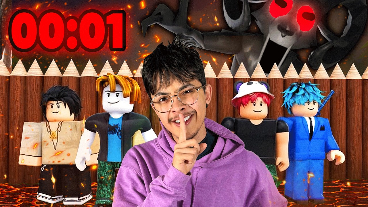 On a SPEEDRUN 99 Nuits dans la Forêt avec 5 PRO ! (Biome de LAVE)