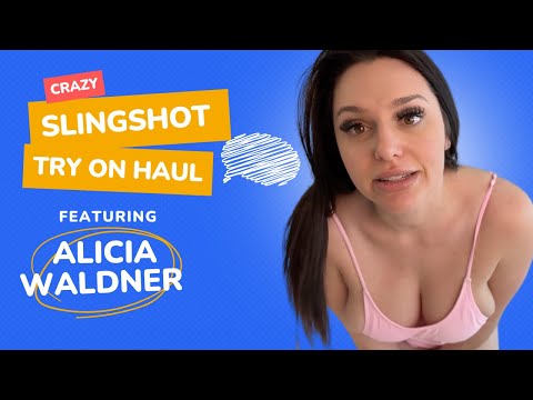 **CRAZY** Slingshot Bathing Suits | Try On with Alicia