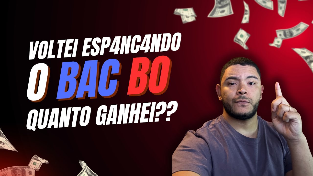 VOLTEI AMASSANDO O BAC BO COM ESSA ANÁLISE 🤑🤑 