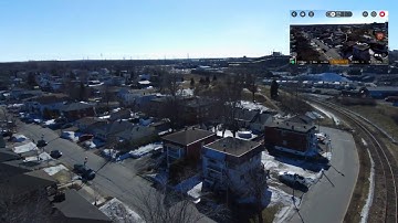 The Parrot Bebop 2, with smartphone app FreeFlight Pro with telemetry