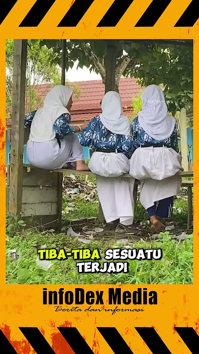 detik detik siswi ini mengalami hal tak terduga