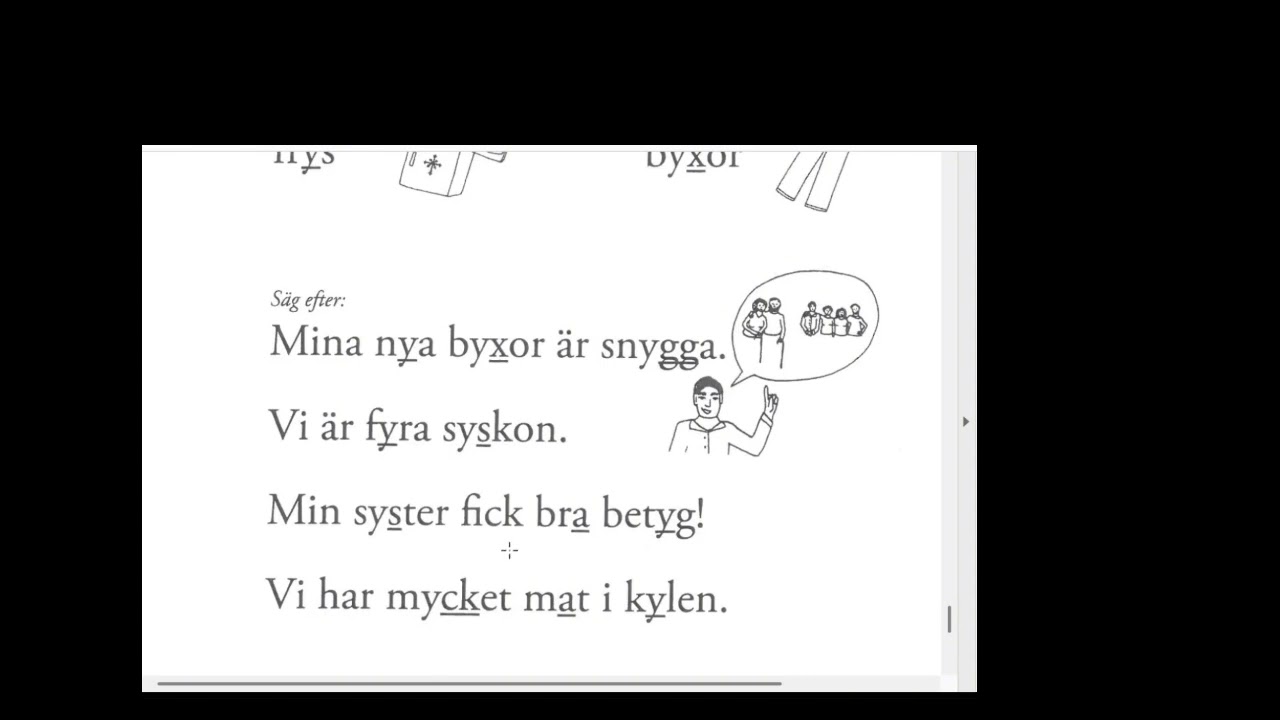 Uttal: Vokalen Y (Sfi)