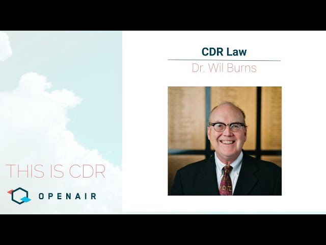 This Is CDR Ep 21: CDR Law with Dr. Wil Burns episode artwork