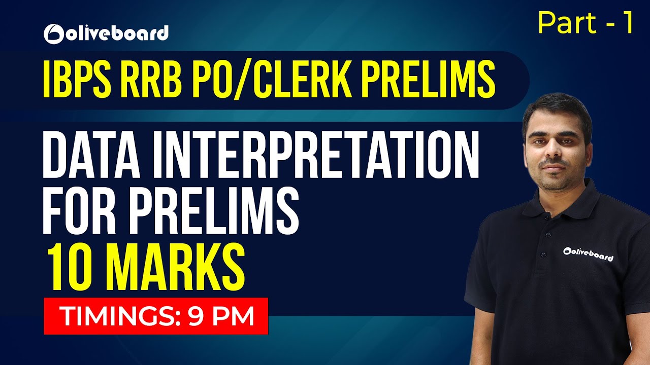 Data Interpretation For Prelims Part -1 | 10 Marks | Satyendra Sir ...