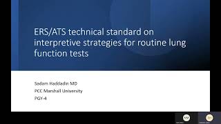 ATS/ERS PFT update 2021   Dr  Haddadin