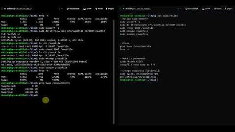 Comment redimensionner/créer une mémoire swap sous Linux ?
