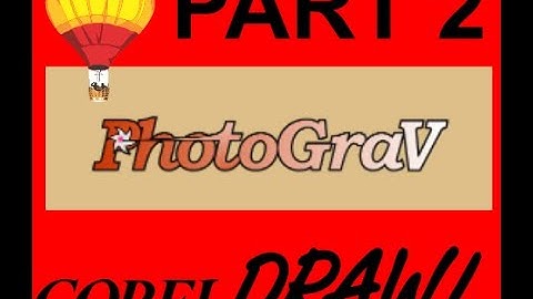 CorelDraw Tips & Tricks PHOTOGRAV take a photo and ENGRAVE it Part 2