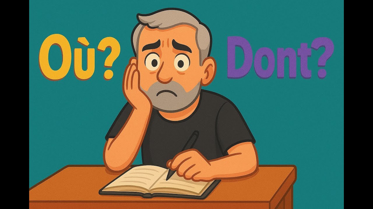 Los pronombres relativos OÙ y DONT en francés en 10 minutos