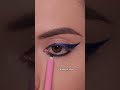 Easy Eyeliner Hack♥️ #eyemakeup #makeuptutorial #makeup #makeuphacks #youtubeshorts #shortvideo #fyp