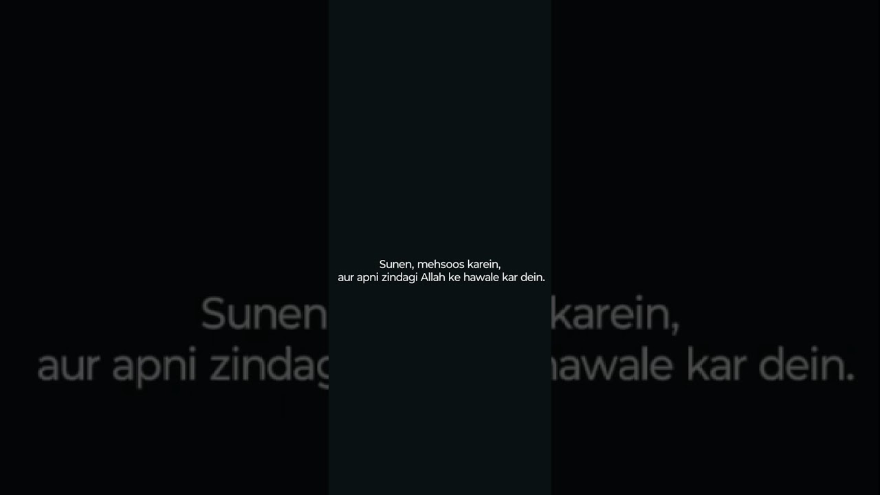 Don't be Sad ❤️‍🩹 Depressed  "Allah Hai Na"