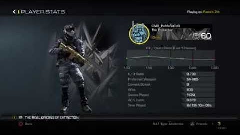 COD: Ghosts- 7th Prestige