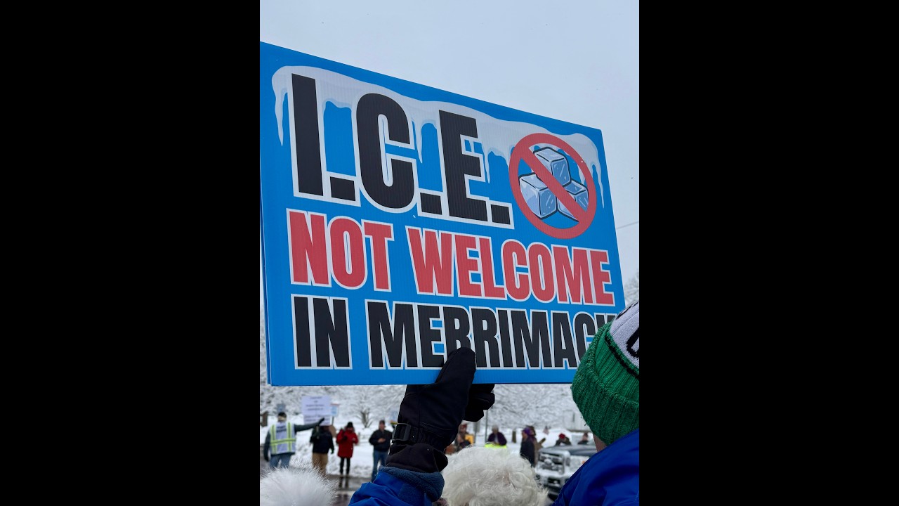 ICE Out of Merrimack Protest on Feb 21, 2026