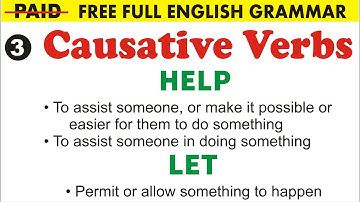 Causative Verbs | Use of Help and Let | Complete English by Sumit Sir | Uphaar Classes