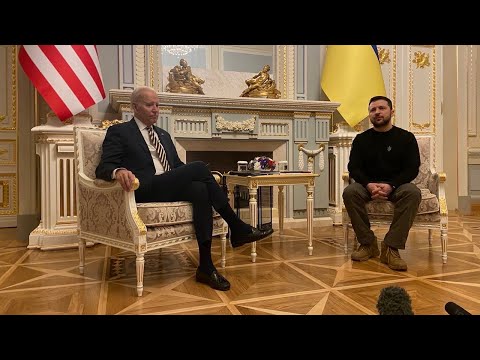 President Biden makes surprise Ukraine visit