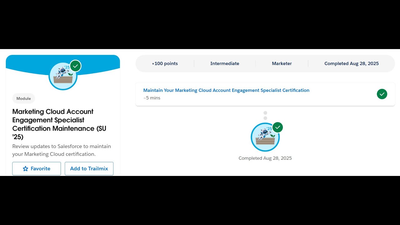 Marketing Cloud Account Engagement Specialist Certification Maintenance ...