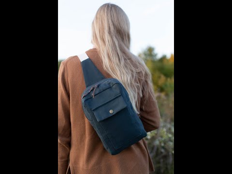Video tutorial on the Sandhill Sling Bag By Noodlehead