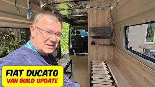 Inside the Latest Van Build Progress: Bed Innovation & Shower Pod