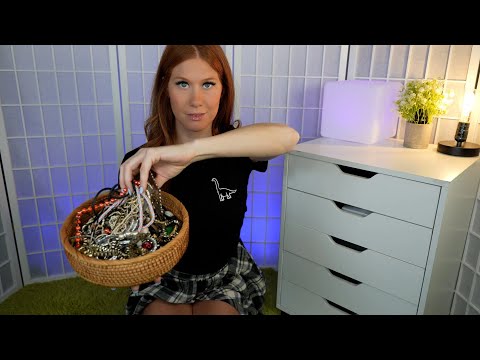 ASMR | Rambling + Rummaging through Jewelry for Tingle Immunity | 4K 60fps