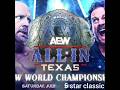 Jon moxley vs "hangman" Adam page Texas deathmatch all in Texas 2025 AEW WORLD CHAMPIONSHIP #aew