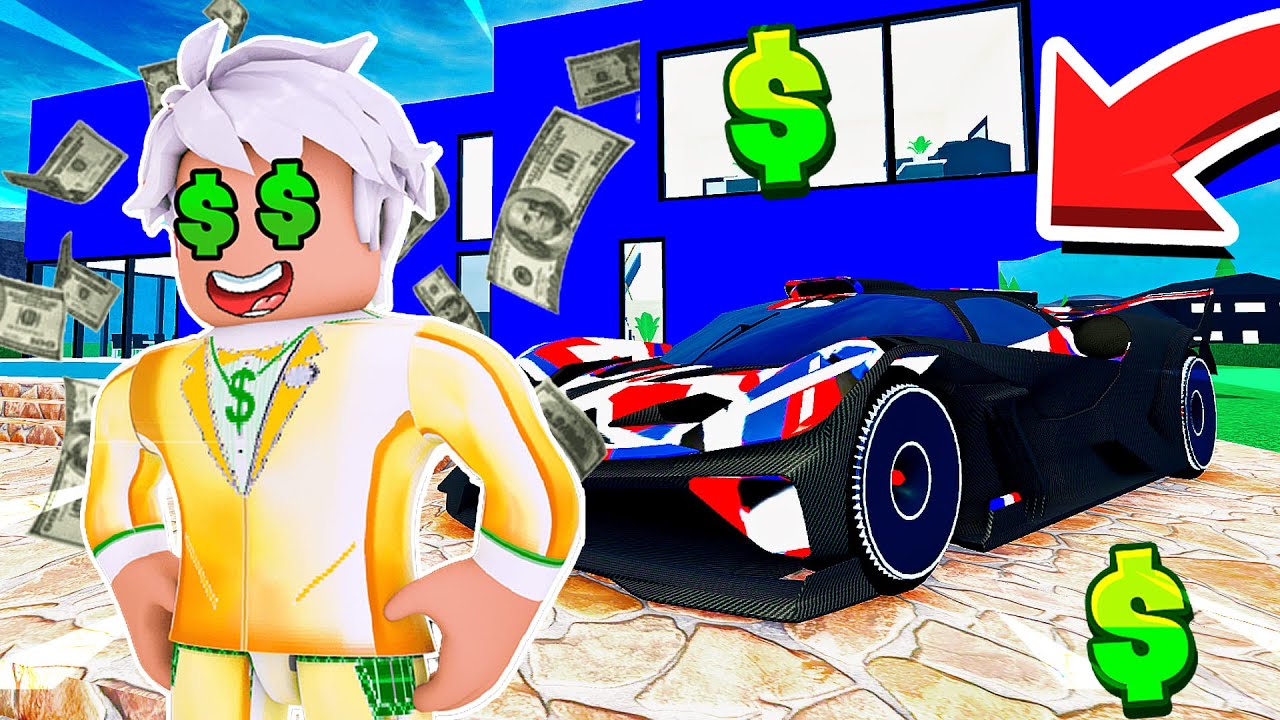 Desapego Games - Roblox > conta de Roblox no jogo dealership tycoon,quase  todos os carro casa e 10kk