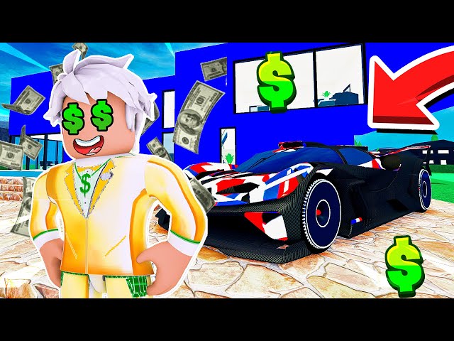 Desapego Games - Roblox > conta de Roblox no jogo dealership tycoon,quase  todos os carro casa e 10kk