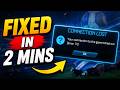 Fix Rocket League Error Code 71 | Connection Lost Easy Fix (2026)
