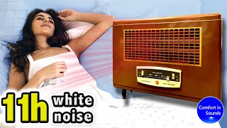 White noise, fall asleep instantly, rare heater noise for sleeping, studying, relaxing, meditating