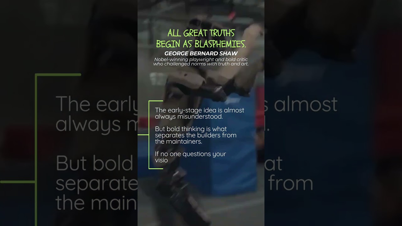 Your Idea Feels Wrong? Good. It Means You’re Early.