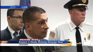 Herkimer News Conference - Suspect killed in shootout