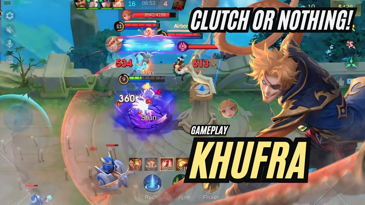 CLUTCH OR NOTHING! Khufra Gameplay | MOBILE LEGENDS:BANG BANG