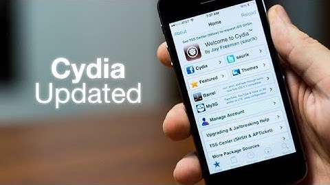 Cydia Updated For iOS 7 - ALL NEW LOOK