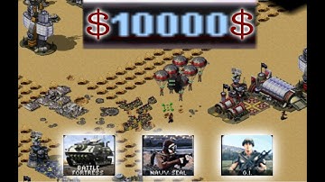 red alert 2: 1 brutal ai VS 3 With 10K Starting Money Only