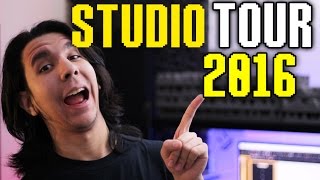 Acoustic Audio AS1 Steel Speaker Stands Reversible Poles PA DJ Karaoke Band Home AS1-Pr HOME STUDIO ROOM TOUR | AHmusic