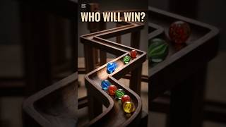 Intense Marble Drop🏁 #marblerun #marblesrace #oddlysatisfying #asmr #ytshorts#subscribe #marbletrack