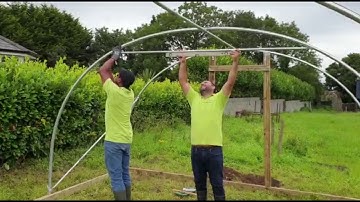 Polytunnels Ireland - Base Rail Assembly Tutorial