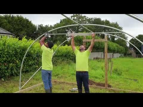 Polytunnels Ireland - Base Rail Assembly Tutorial