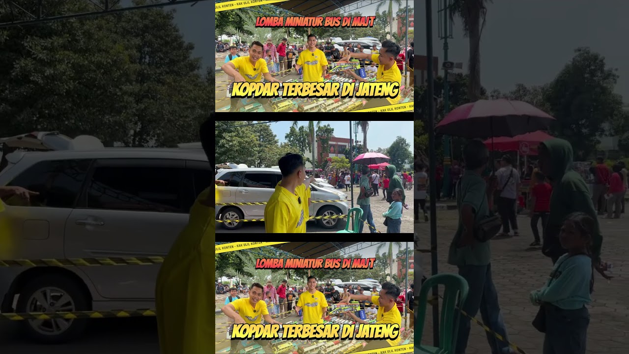 SERU!! LOMBA MINIATUR BUS DI MAJT TERBESAR JAWA TENGAH