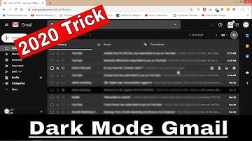 Gmail Dark Mode | How to Enable Dark Mode in gmail Desktop