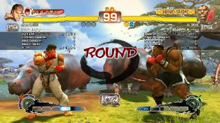 USF4 Ryu vs Balrog