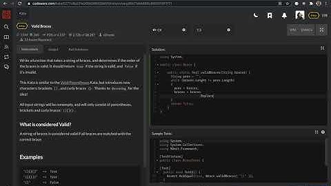 CodeWars || Valid Braces || C# || Code Challenge