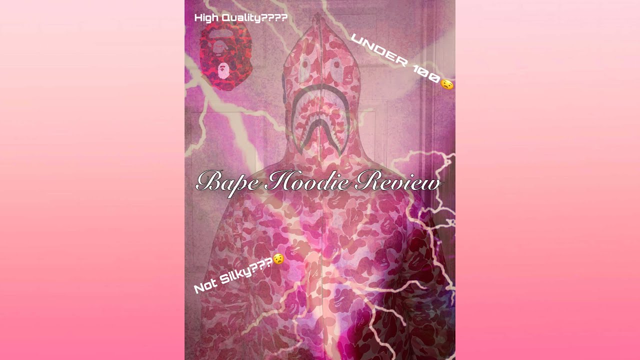 50$ AMAZON BAPE HOODIE REVIEW HIGH QUALITY!!!!!!