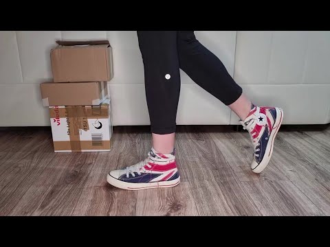Crush cartonboxes with my Jack flag mid Converse All Star #SOFIAARMAZZI