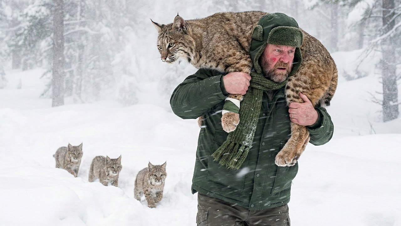 He Saved a Bobcat Family — But He Never Expected What Followed
