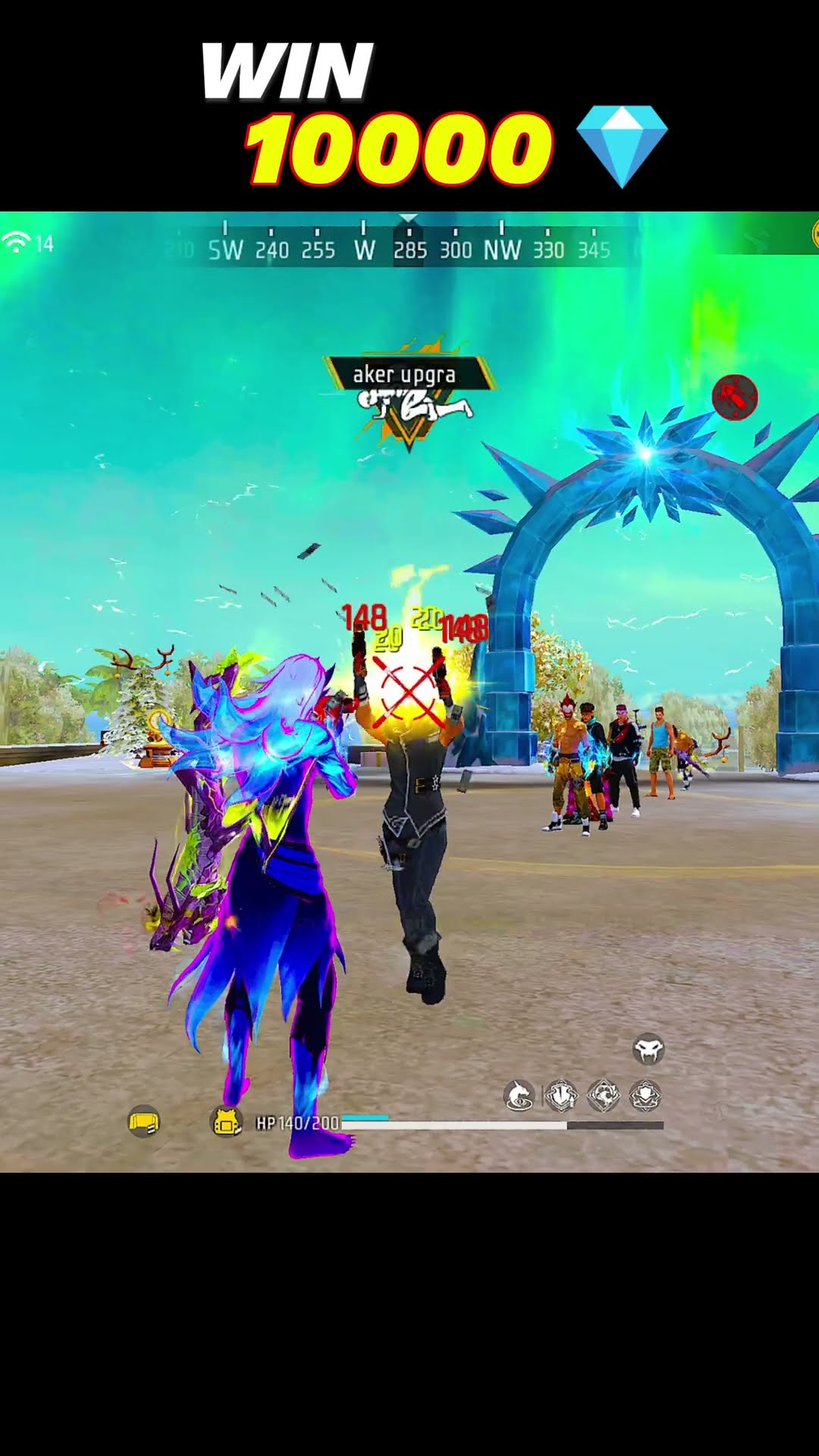 Kon jeetega ye emote Challenge me jisme sare Golden Hip hop wale hai - Garena free fire max #shorts