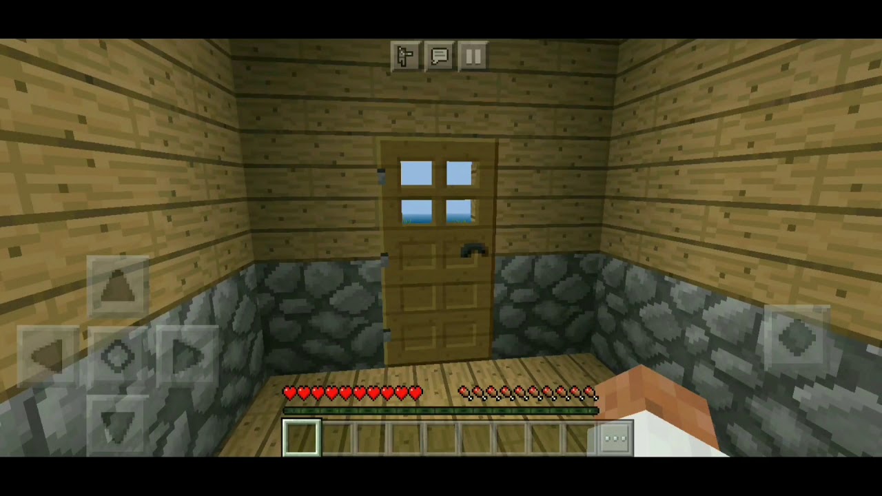 How to Open a Door in Minecraft PE YouTube