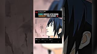 Sasuke Shocked After Seeing Rasengan’s 🌀True Damage! 💥 #naruto