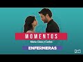 ¡Qué viva el amor! Acá están los MEJORES MOMENTOS de María Clara y Carlos | Enfermeras